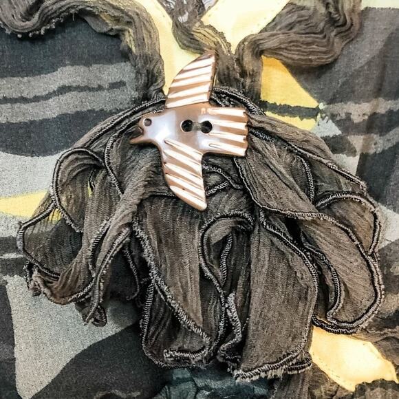 Anthropologie Hero & Leander 100% Silk Mini Dress Geometric Shapes Size S - Picture 4 of 7